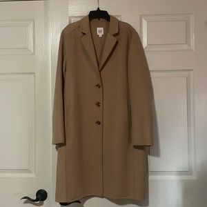 GAP long tan coat.